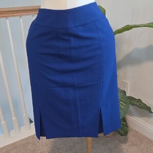 Evan Picone Royal Blue Pencil Skirt
